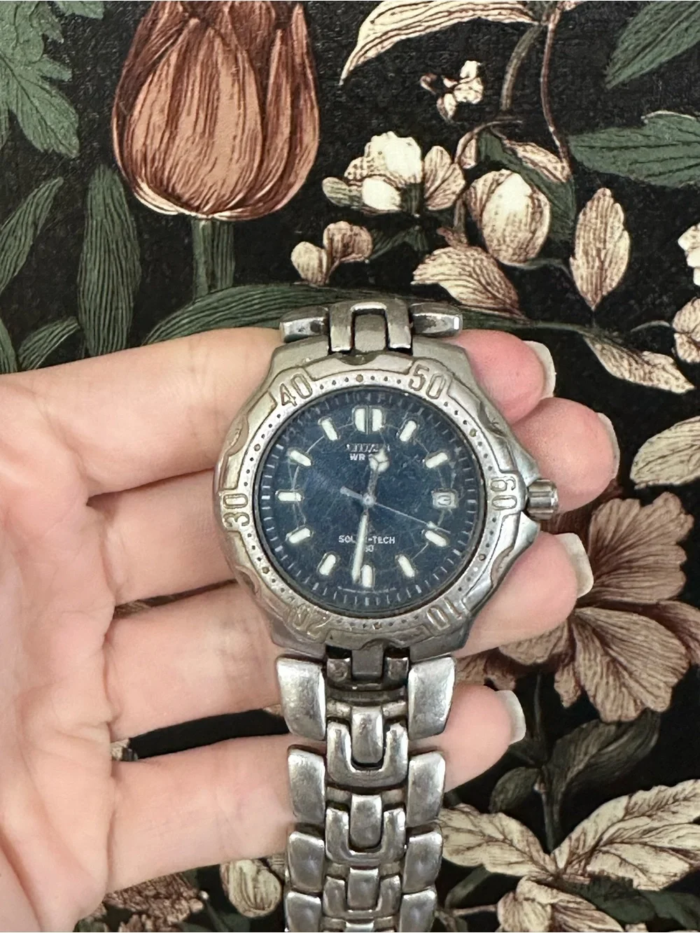 Citizen Titanium Eco Drive  WR 200 Solar Tech Watch